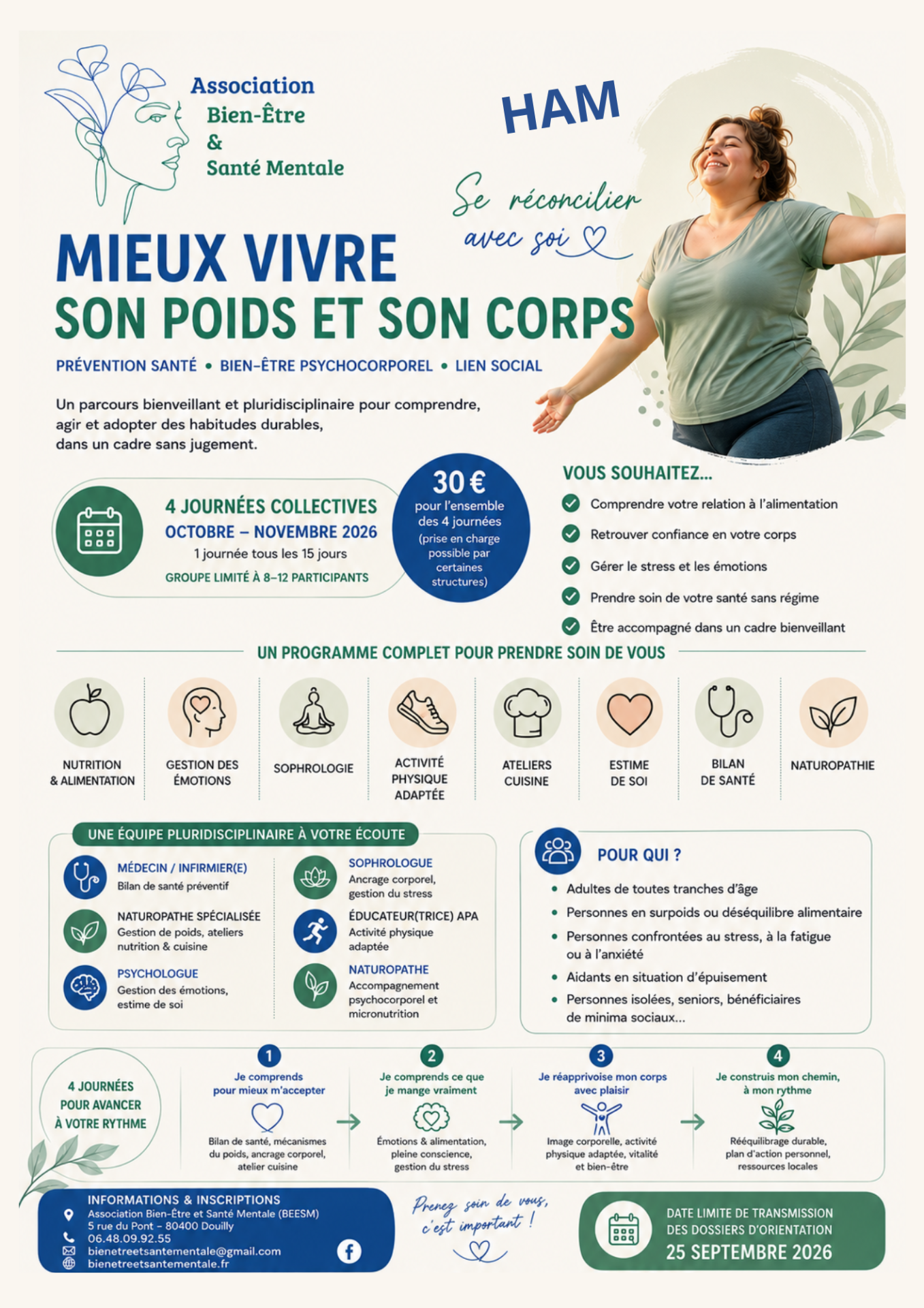Affiche mieux vivre son poids et son corps oct nov 26
